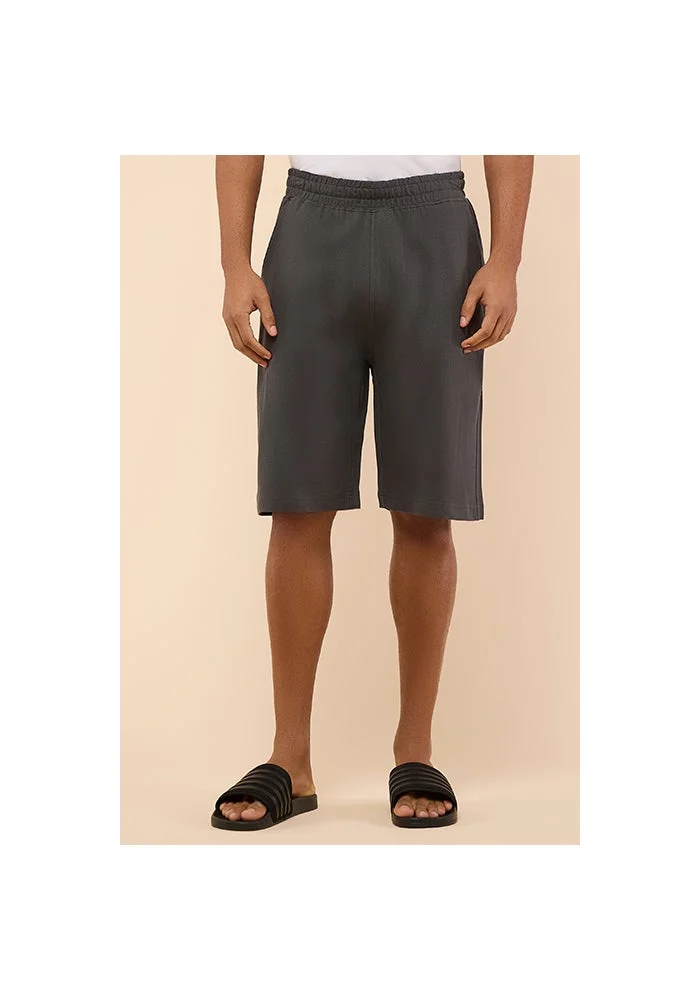 R&b Solid Lounge Shorts with Drawstring Waist