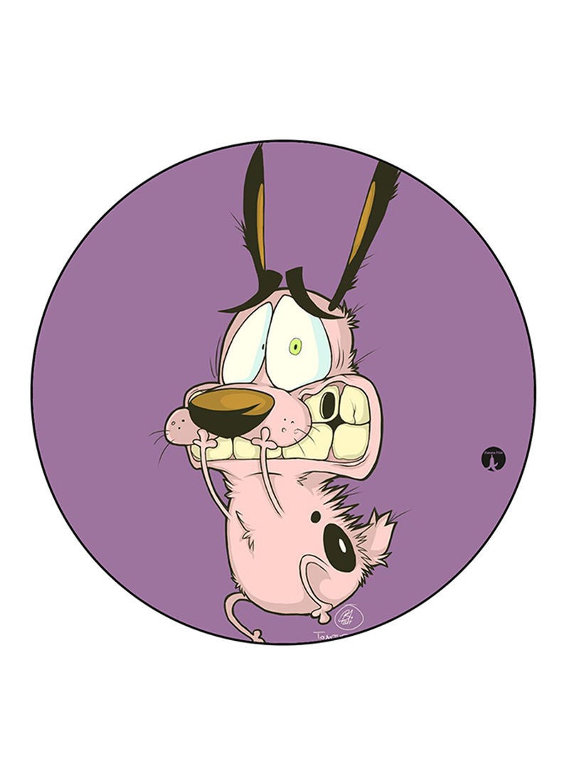 RKN Courage The Cowardly Dog Printed Mouse Pad Multicolour