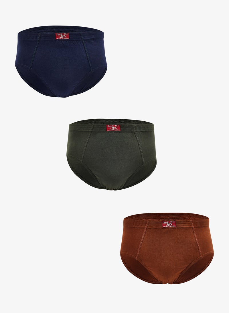 Seventy Five Basics Pack Of 3 Briefs - Image 1