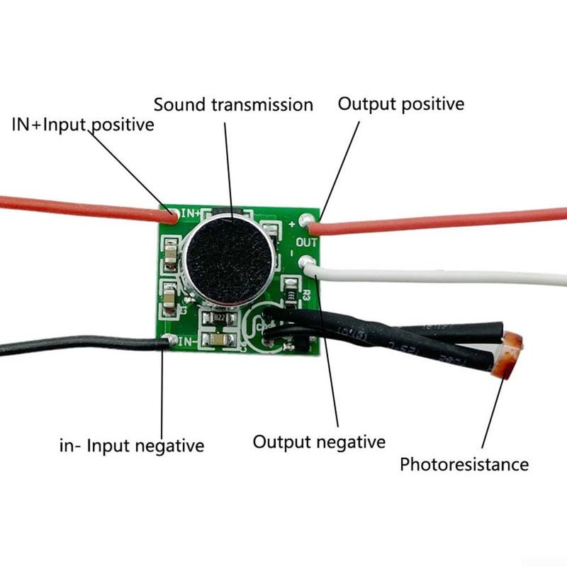 Solar Fiber Optic Light Control Board Voice Sensor Module DC 3V 30V For Home Automation - Image 5