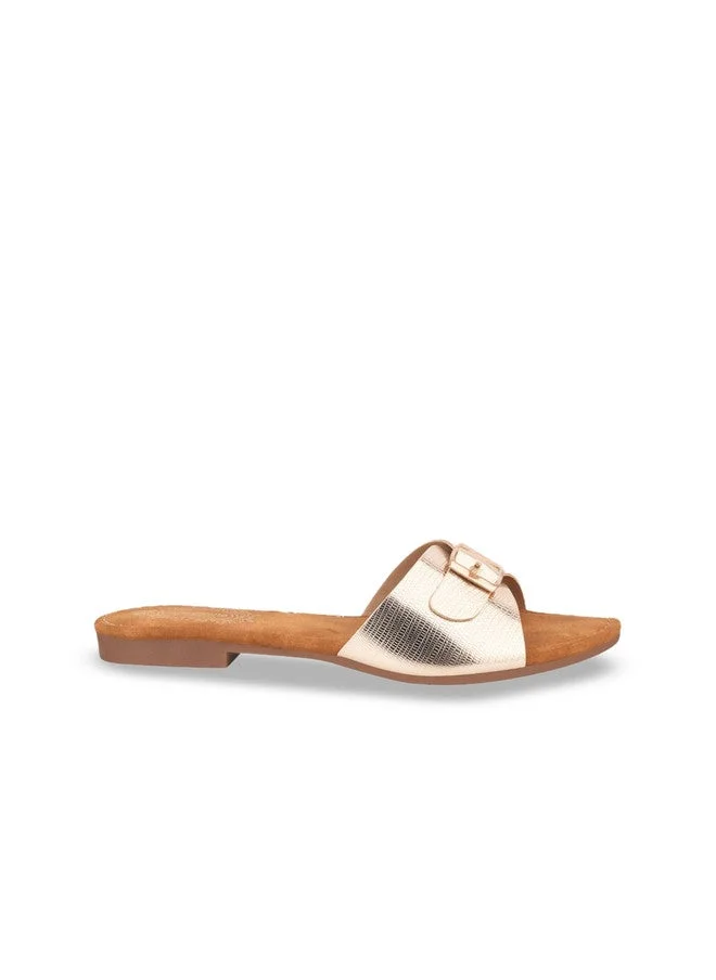 شوتوبيا Shoetopia Women’s  Flat Sandals with Cross Strap Design || Stylish Casual Slip-On Flats for Daily Footwear & Ethnic Outfits