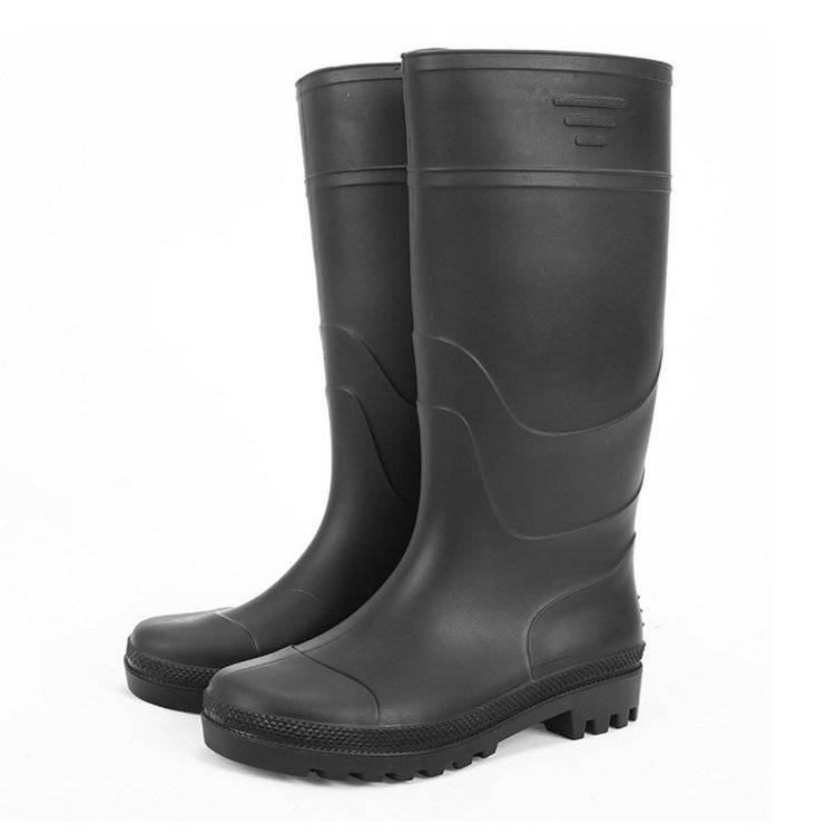 general Men's High-Top PVC Rain Boots, Non-Slip Work Overshoes for Farming and Outdoor - Image 2