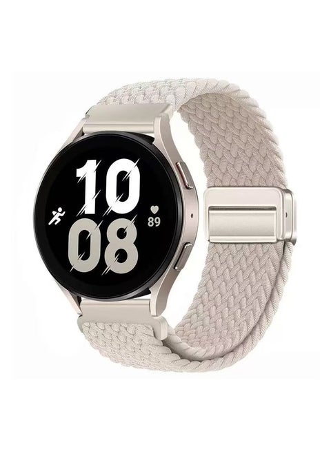 حزام النايلون المغناطيسي مقاس 22 مم متوافق مع Huawei Watch GT5 ، Huawei Watch GT5pro / GT4 / GT3 / GT2 / GT3pro / GT2pro GT2pro ECG / GT2e ، watch4/3 / watch2pro / Watch Buds / GTRunner ، Honor magic2 / magic / dream / GS pro ، / 4pro ، ساعة سامسونج 7/6 ساعة رياضية قابلة للتعديل ، نساء ، رجال لون ضوء النجوم