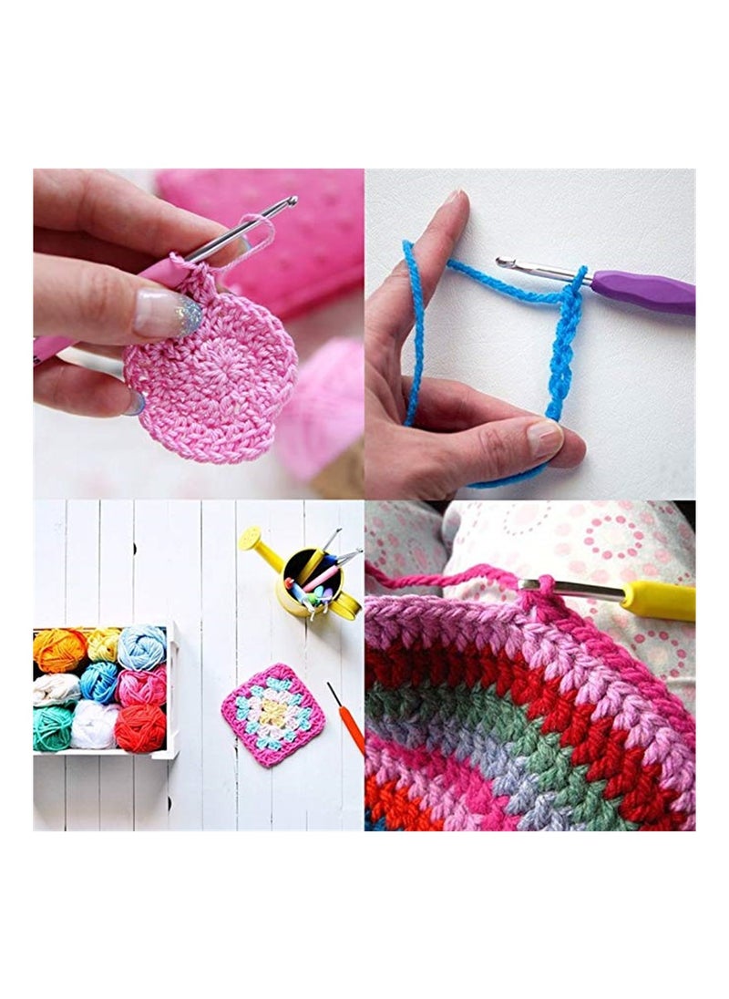 Cutie Cute - 36 Piece Crochet Kit with Crochet Hooks Yarn Set Starter Pack For Kids Adults Beginner Professionals - Image 1