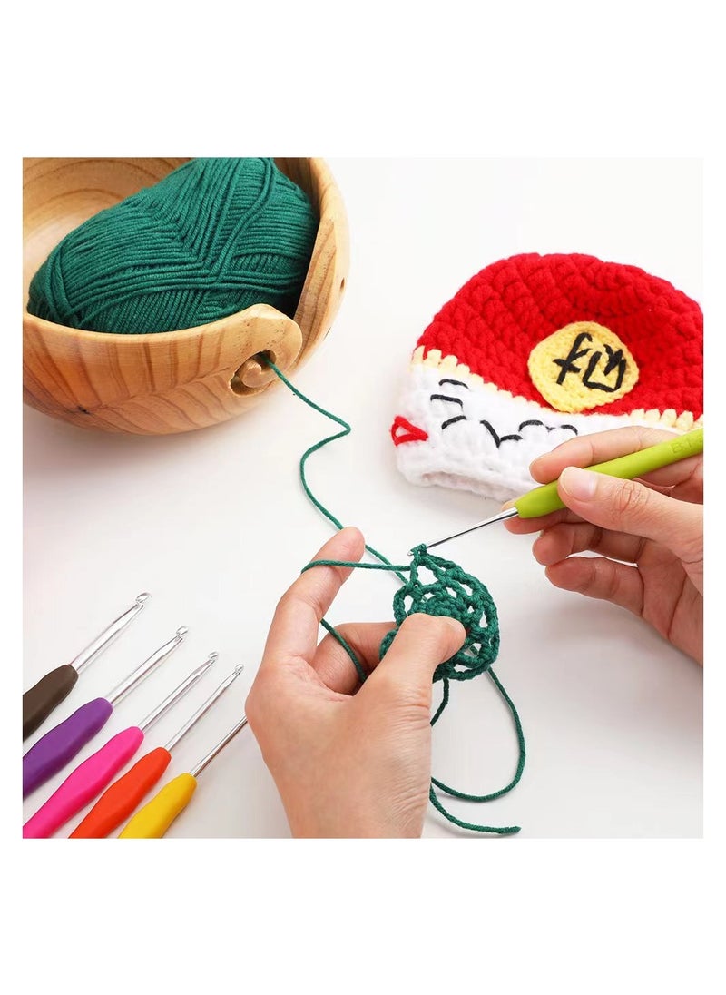 Cutie Cute - 36 Piece Crochet Kit with Crochet Hooks Yarn Set Starter Pack For Kids Adults Beginner Professionals - Image 1