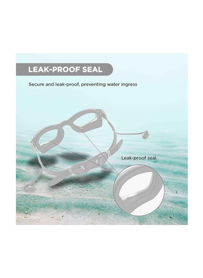 ENDLESS  Premium Swimming Goggle with Anti-Fog and UV Protection | Stylish Big Frame for more Visibility | Soft Silicone Gasket for Leak Proof | With Hard Case  - Image 4