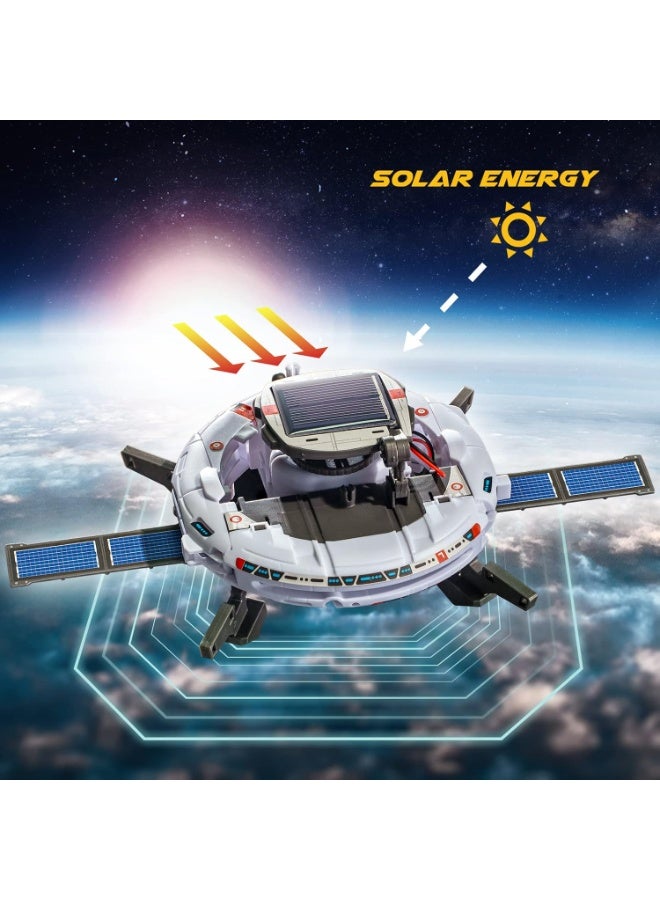 YelaJoy Toys 6-in-1 Space Solar Robot Kit,Educatoinal Learning Science Building Toys DIY Educational Science Kits Gift for Kids Age 8 and Up,Science Experiment Set Gifts Toys for Boys Girls Teens - Image 2