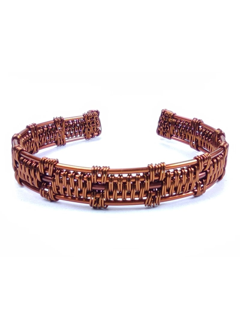 JC jimmycom Classic Bracelet Wire Weaved Copper 
