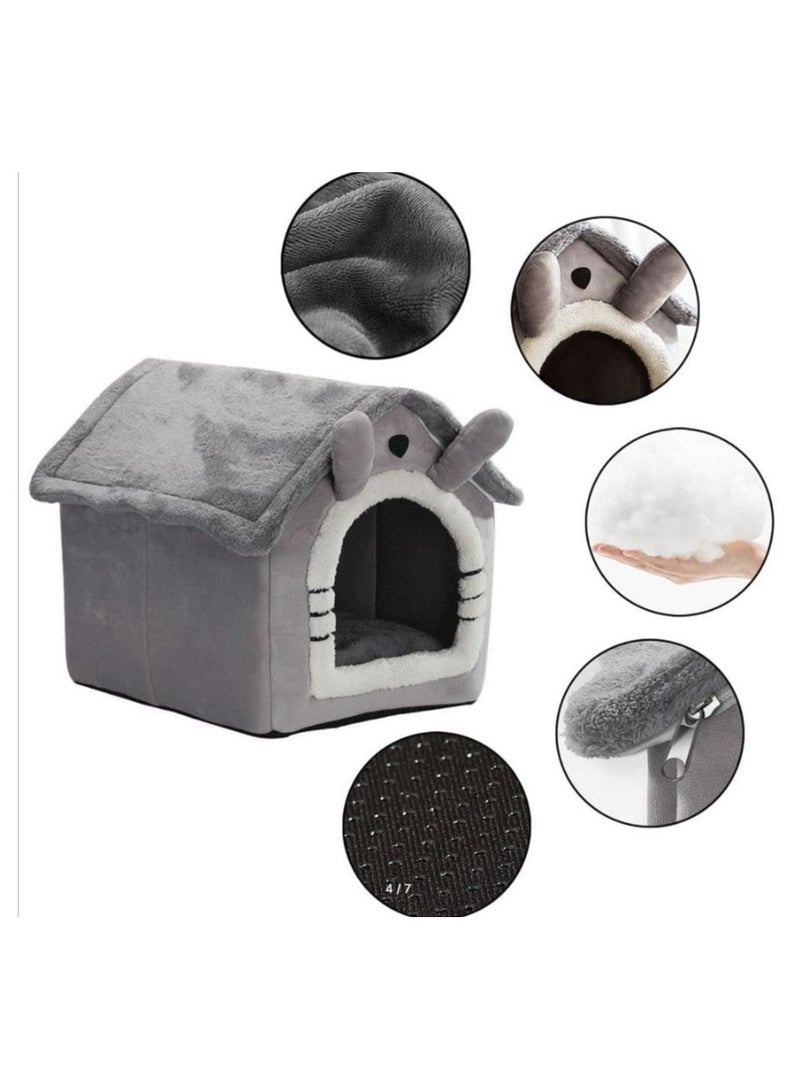 A.M Dog house type winter warm small dog Teddy four seasons universal removable and washable dog house cat bed pet supplies - Image 5