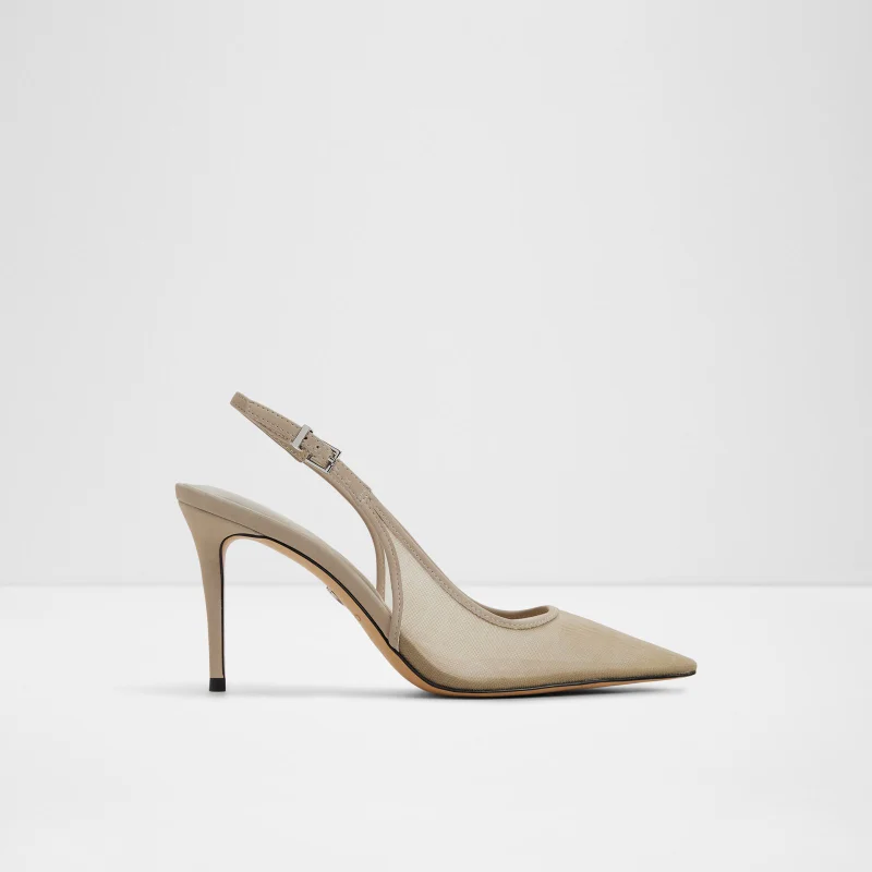 LIANNIA Mesh Slingback Pumps