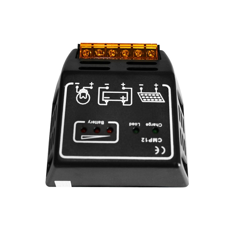 Solar Charge Controller 10A: 12V/24V Automatic Detection - Full Patch Mode High Precision Components Dual USB Solar Charge Controller for Solar System Battery Regulation - Image 3
