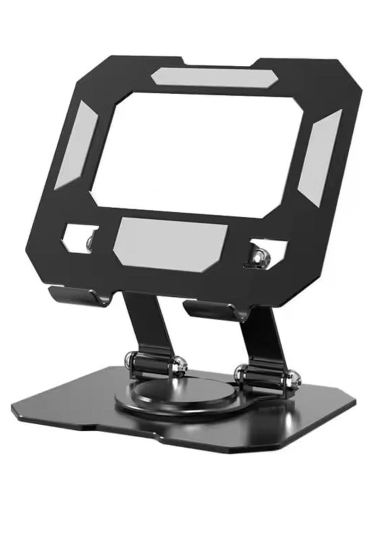 360 Degree Adjustable Foldable Portable Tablet PC Holder | Tablet for Office Home Car Bed One Piece Aluminum - Image 1