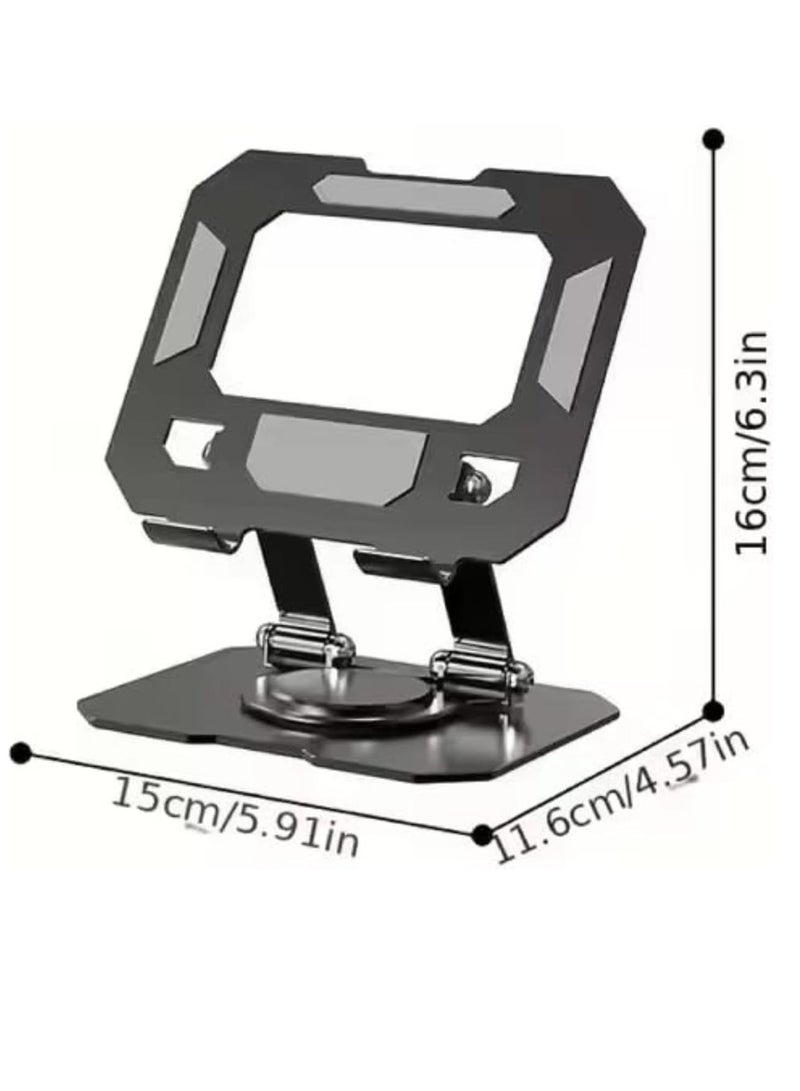 360 Degree Adjustable Foldable Portable Tablet PC Holder | Tablet for Office Home Car Bed One Piece Aluminum - Image 2