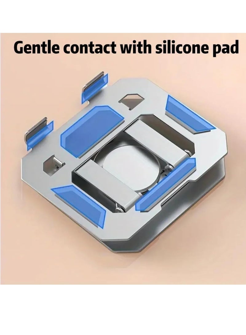 360 Degree Adjustable Foldable Portable Tablet PC Holder | Tablet for Office Home Car Bed One Piece Aluminum - Image 4