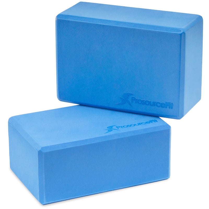 ProsourceFit Foam Yoga Blocks, High Density EVA Yoga Bricks 4”x 6” x 9” (Set of 2) - Image 1