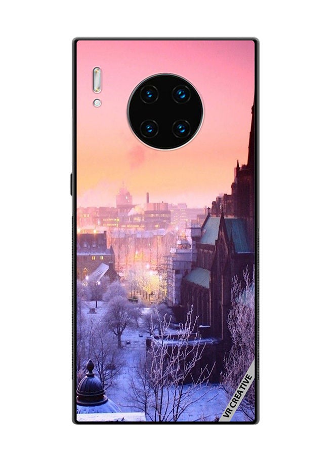 VR CREATIVE Protective Case Cover For Huawei Mate 30 Pro Quebec Winter Design Multicolour - Image 1