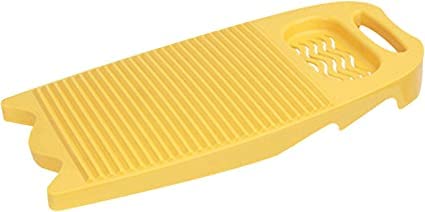 ORIGINAL MART Plastic Washboard Laundry Board Household Hand Washing Board Hand Washing Clothes Tool Manual Clothing Laundry Cleaning Tool multicolour - Image 1