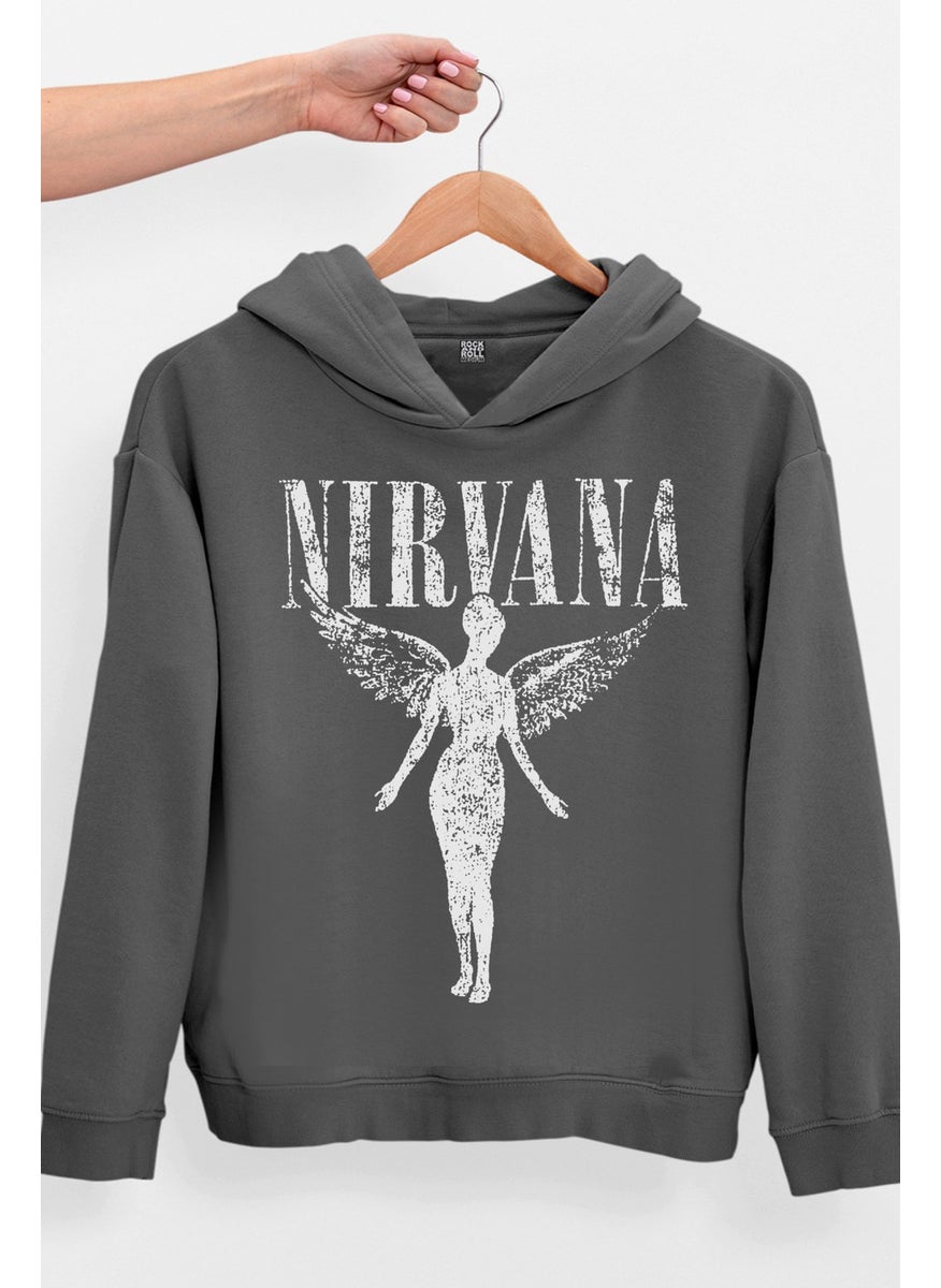 Rock & Roll Angel Nirvana Anthracite Oversize Hooded Thick Women's Sweatshirt - pzsku/Z22595D21FB256D466DB9Z/45/_/1739298057/f14d7d5b-d02f-4049-b0c7-2424559c8b86