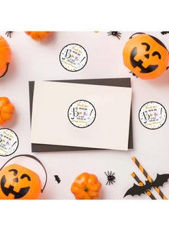 g2plus Halloween Stickers, 60Pcs Halloween Thank You Stickers, 2'' Round Happy Halloween Stickers, Halloween Thank You For All You Stickers, Boo Gift Stickers For Halloween Candy Bags, Envelope Seals  - Image 5