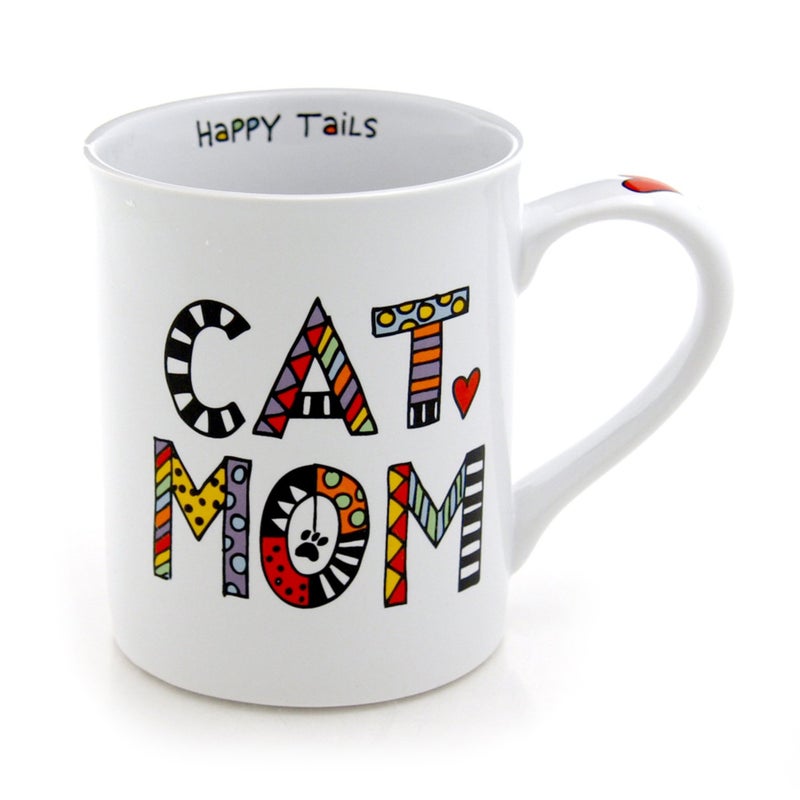 Our Name is Mud Cat Mom Porcelain Mug 16 oz