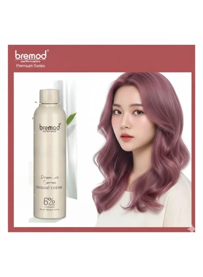 BREMOD Performance Premium Series Oxidant 6 Percent 100 ml Hair Developer Cream Professional Hair Color Developer Hair Bleach Activator Salon Hair Coloring Cream - Image 2