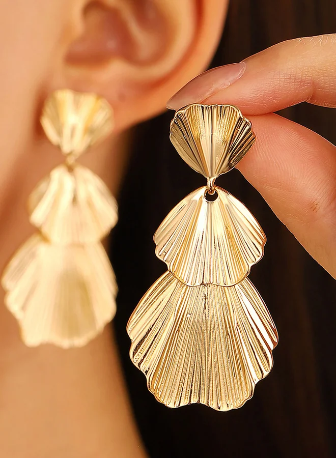 Take Two Retro Big Pendant Earrings