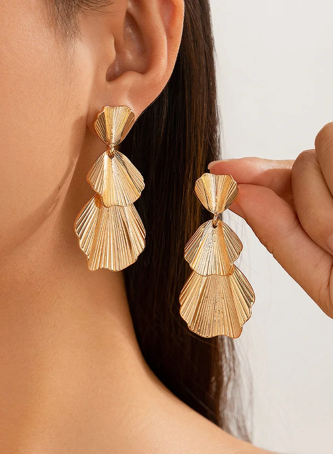 Take Two Retro Big Pendant Earrings