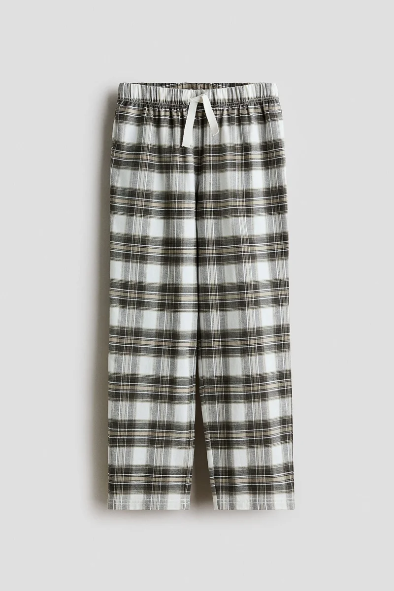 اتش اند ام بنطلون بيجاما من القطن