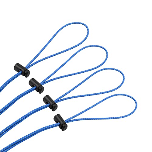 Oumers 4pc Swim Goggle Bungee Straps, Replacement Swimming Goggle Straps with Cord Lock - Image 1