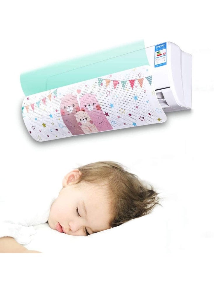 Wall Air Conditioner Deflector – Adjustable Retractable AC Airflow Diffuser, Anti-Direct Blowing Wind Guide for Bedroom, Living Room & Office Use - Image 1