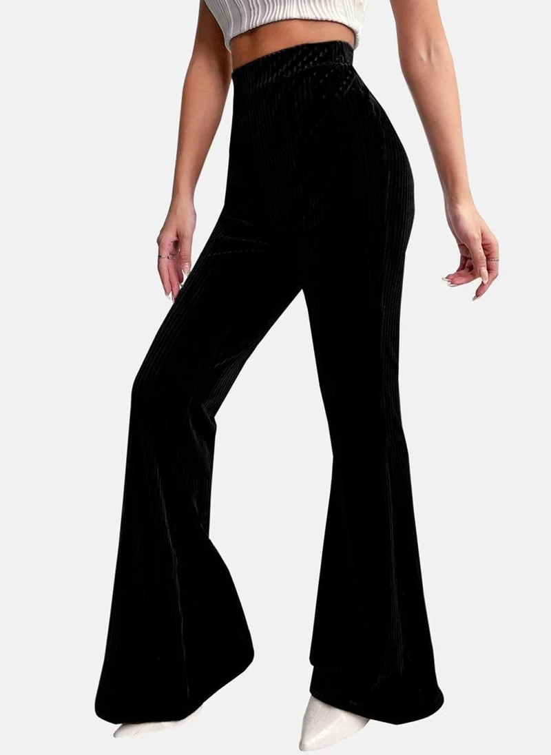 يونيكي Black Striped Trousers