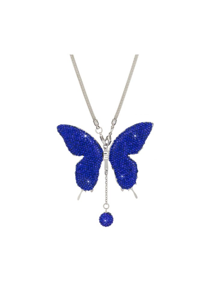 EBMINI New Car Diamond Inlaid Butterfly Pendant 
