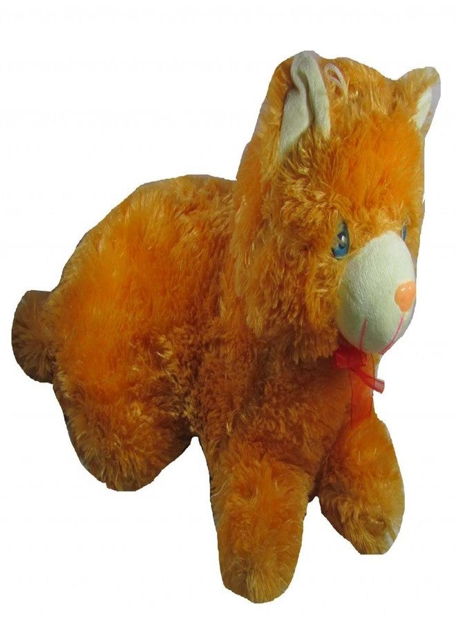 Tickles Cute Cat Soft Stuffed Plush Animal Toy for Kids Boys & Girls Birthday Gifts (Color: Brown Size: 35 cm) - Image 2