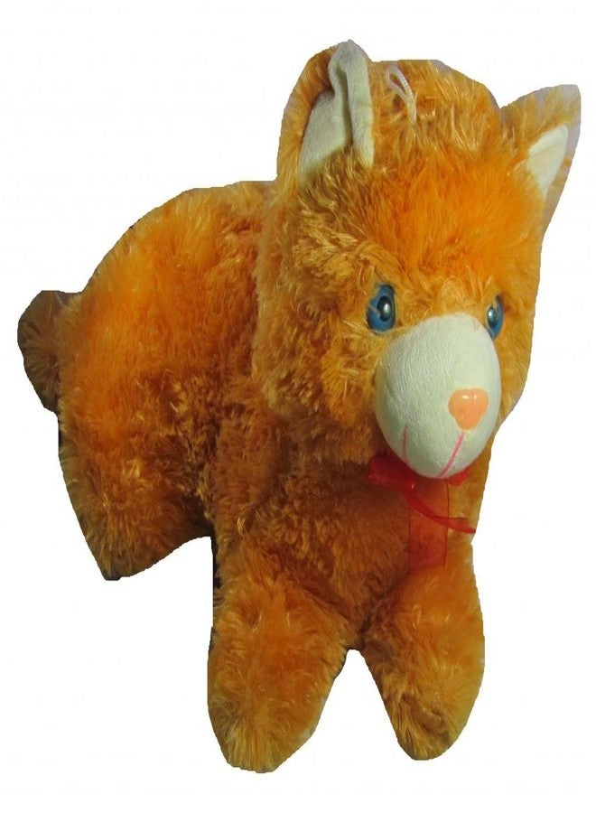 Tickles Cute Cat Soft Stuffed Plush Animal Toy for Kids Boys & Girls Birthday Gifts (Color: Brown Size: 35 cm) - Image 3
