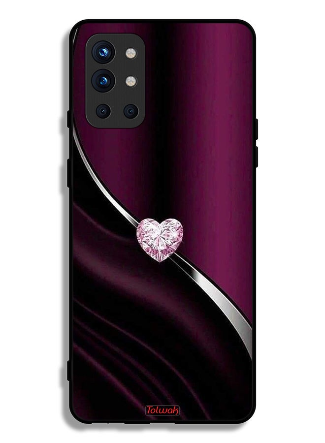 Tolwak OnePlus 9R 5G Protective Case Cover Diamond Heart - Image 2