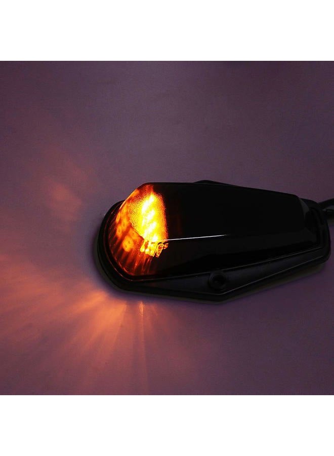 HHCSOP Amber Cab Marker Light for Ford F150 F250 F350 1973-1997 F-Series Super Duty Pickup Trucks, 12 LED Roof Running Lights Top Clearance Lamp w/Wiring Harness （Pack of 5） - Image 2