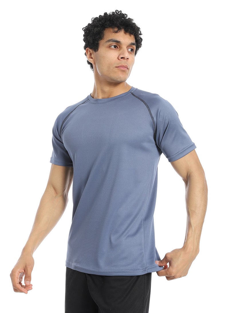 Caesar Mens sport T-Shirt with Round neck  - Image 2