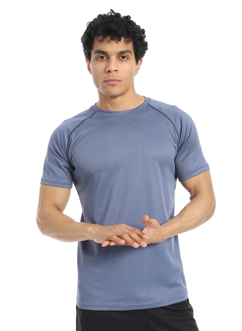 Caesar Mens sport T-Shirt with Round neck  - Image 3