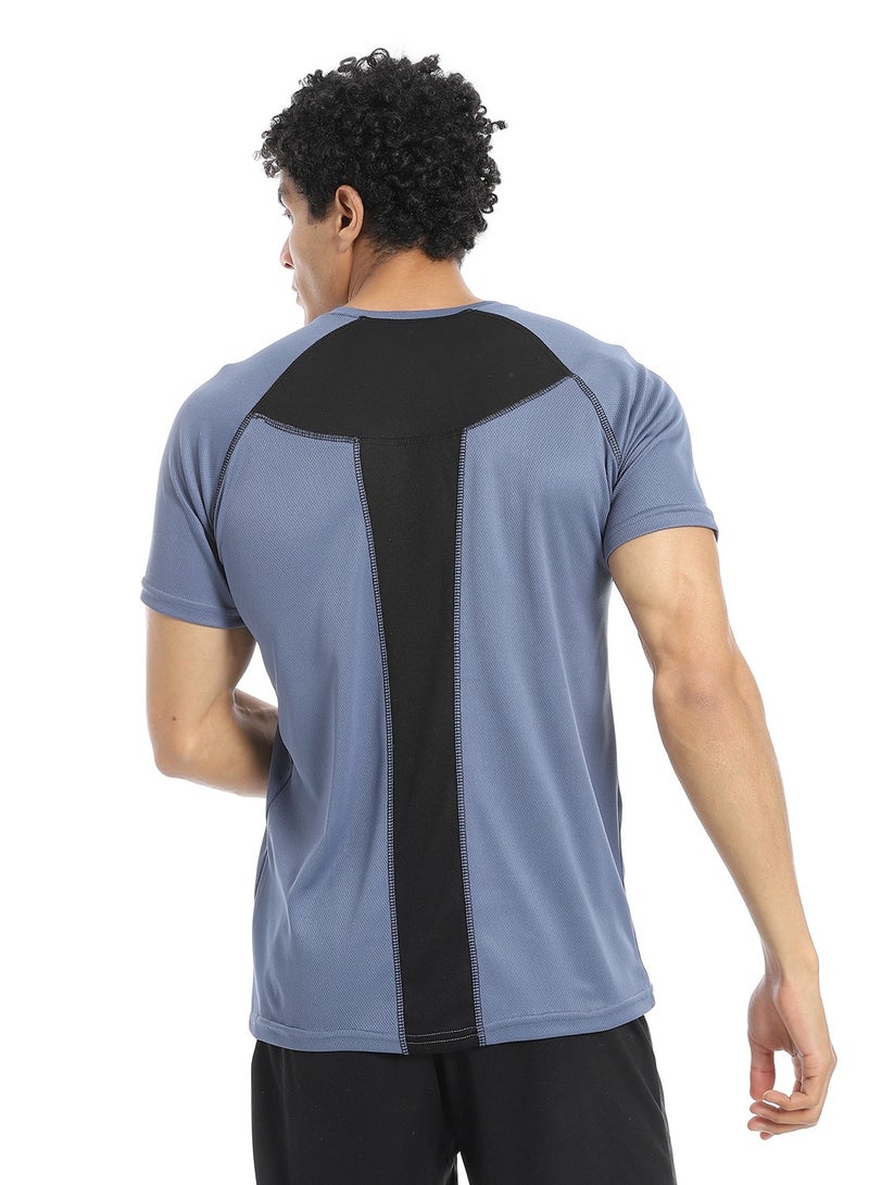 Caesar Mens sport T-Shirt with Round neck  - Image 4