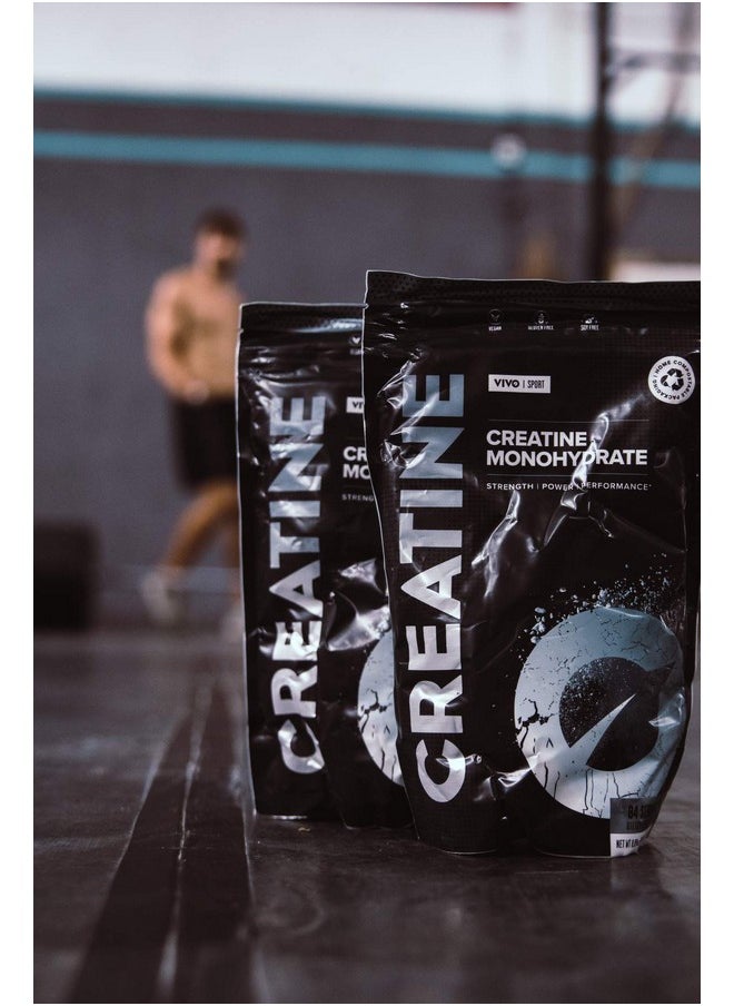 Vivo Life - Creatine Monohydrate Powder Micronised Vegan, Unflavoured (8.8 Oz, 84 Servings) - Image 1