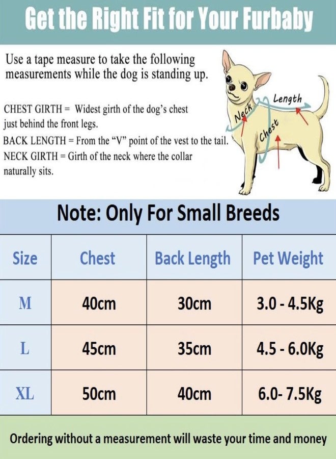 PETANGEL Small Dog Dress, Warm Dog Clothes for Small Dog Cat Girl, Puppy Clothes Princess Dogs Dress, Holiday Festival Cat Dog Clothes for Small Dogs ShiTzu, Pug Lhasa Girls (Size: L, Chest: 45cm) - Image 3
