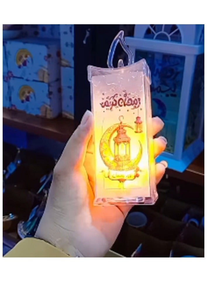 شموع عيد مبارك بدون لهب، زينة رمضان، شمعة LED ضوء ا مصابيح للطاولة والحرف اليدوية وديكور سطح المكتب والعطلات والمنزل والحفلات ورمضان والعيد عدد 2 - Image 2