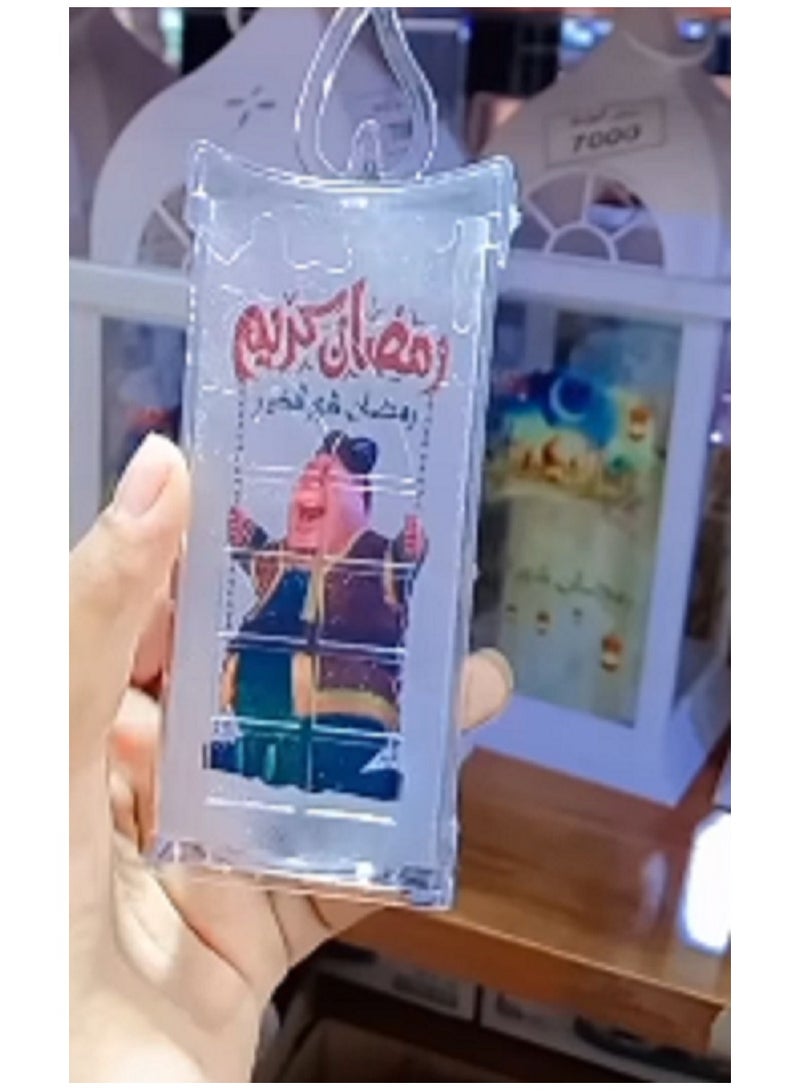 شموع عيد مبارك بدون لهب، زينة رمضان، شمعة LED ضوء ا مصابيح للطاولة والحرف اليدوية وديكور سطح المكتب والعطلات والمنزل والحفلات ورمضان والعيد عدد 2 - Image 3