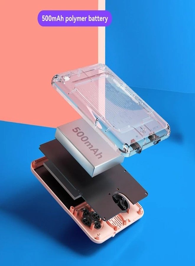 BLiSS HUES جهاز ألعاب فيديو كلاسيكي محمول باليد BLiSS HUES G7 مع 666 لعبة - شاشة LCD مقاس 3.5 بوصة - تصميم نحيف وسهل الحمل - يدعم التلفزيون - هدية للأطفال - لون عشوائي - Image 5