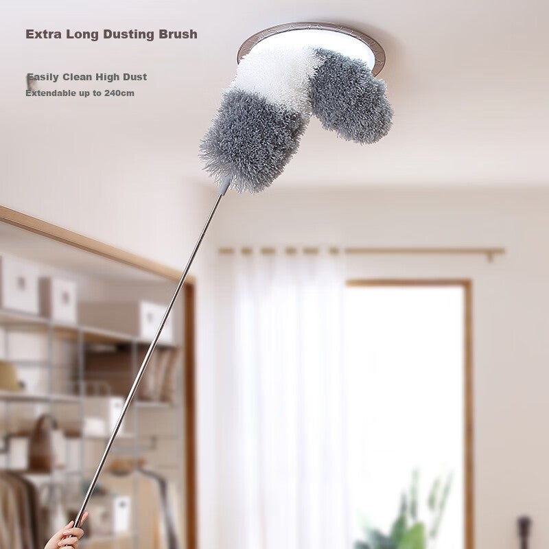 Wuyuehua Extendable Duster ، منفضة الريشة للاستخدام المنزلي ، يمكن أن تصل إلى أسقف عالية وأداة إزالة الغبار ، Zen Duster ، 2.8 متر - Image 5