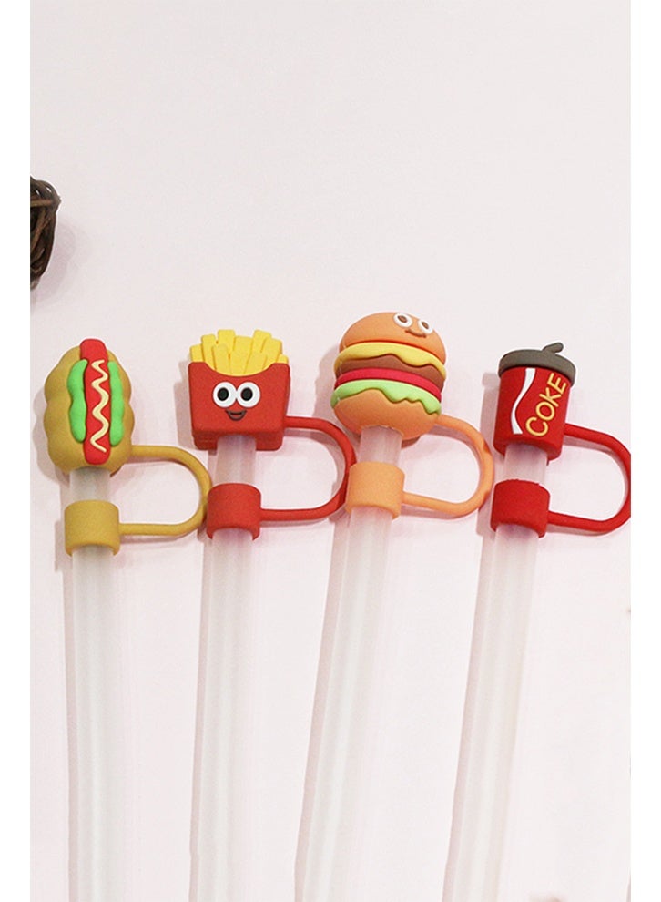 هومستر غطاء من القش لكوب ستانلي، متوافق مع الأكواب سعة 30 و40 أونصة، أغطية قابلة لإعادة الاستخدام ومقاومة للغبار بقطر 10 مم و0.4 بوصة لتزيين الحفلات - Image 4