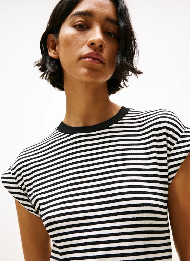 TOMMY HILFIGER RIB SHORT REG TEE Dress