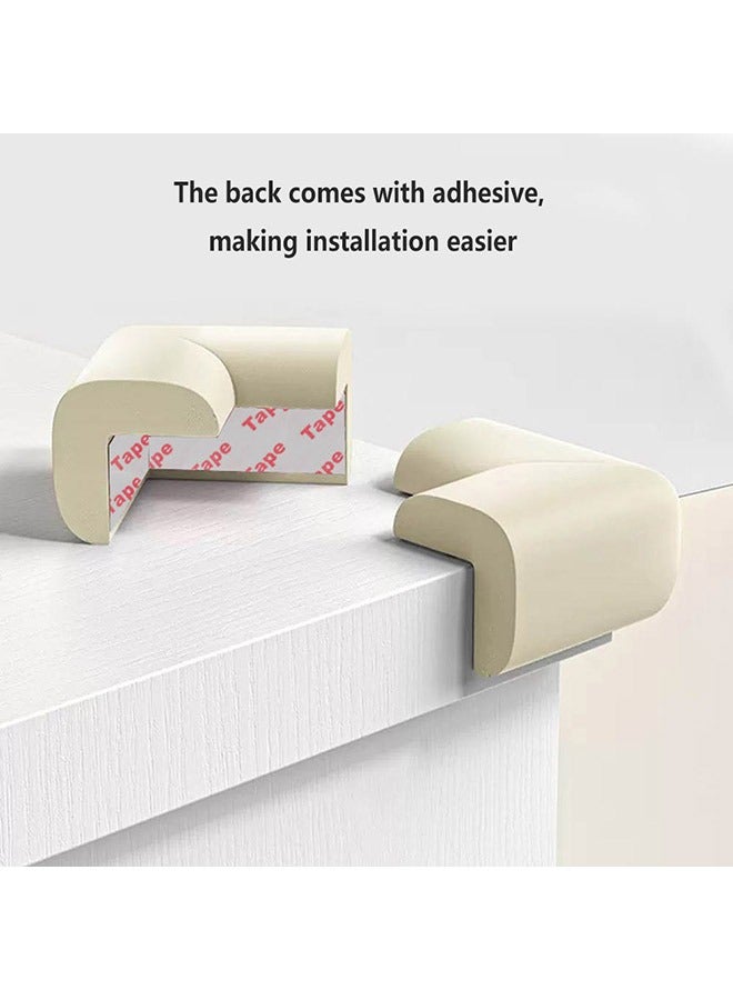 صوجي وسادة زاوية أمان مكونة من 10 قطع لحماية الأطفال من الصدمات وواقي الطاولة الآمن للأثاث المنزلي - Image 3