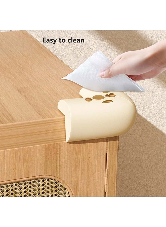 صوجي وسادة زاوية أمان مكونة من 10 قطع لحماية الأطفال من الصدمات وواقي الطاولة الآمن للأثاث المنزلي - Image 4