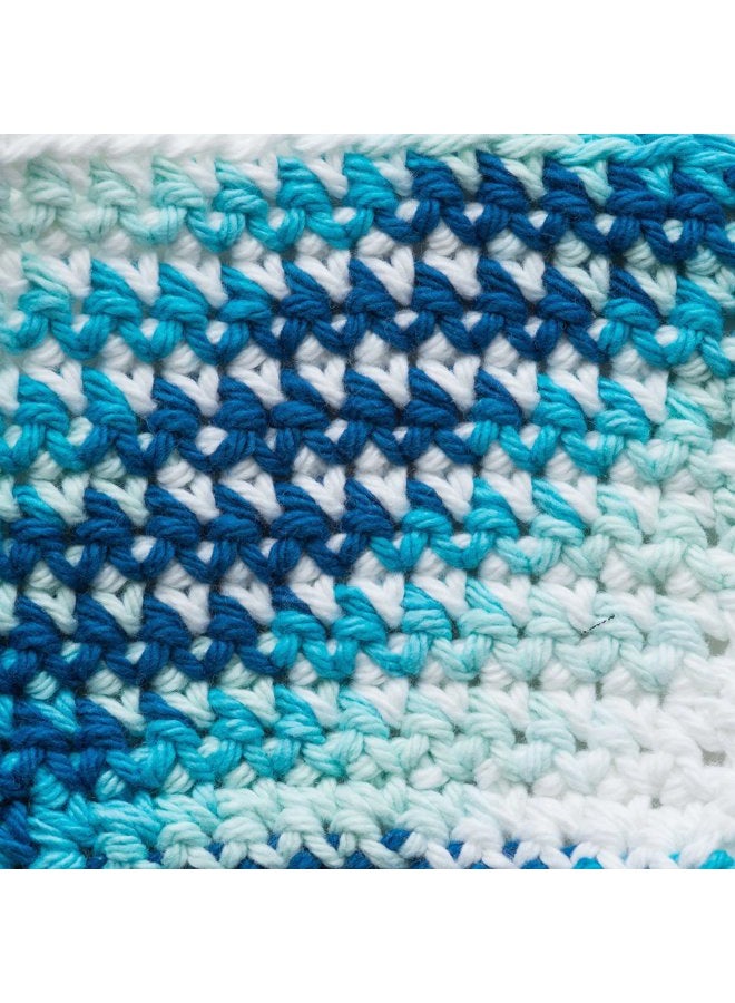 Lily Sugar'N Cream Yarn - Ombres - Hippi (Pack of 6) - Image 3